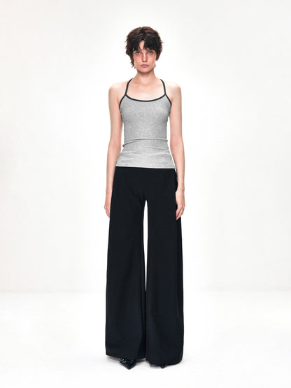 kvkv Elastic Tank Top Slim Fit Cropped Cami