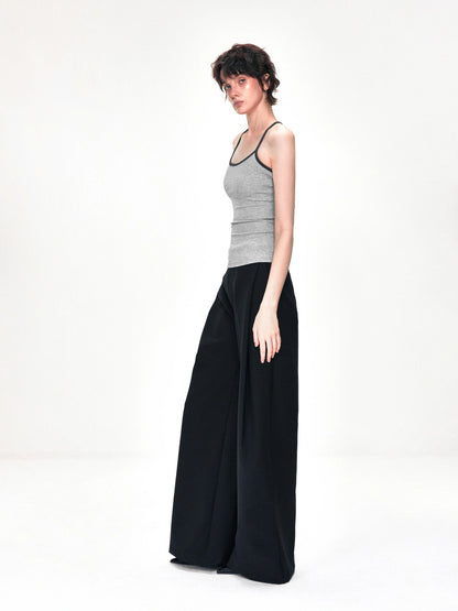 kvkv Elastic Tank Top Slim Fit Cropped Cami