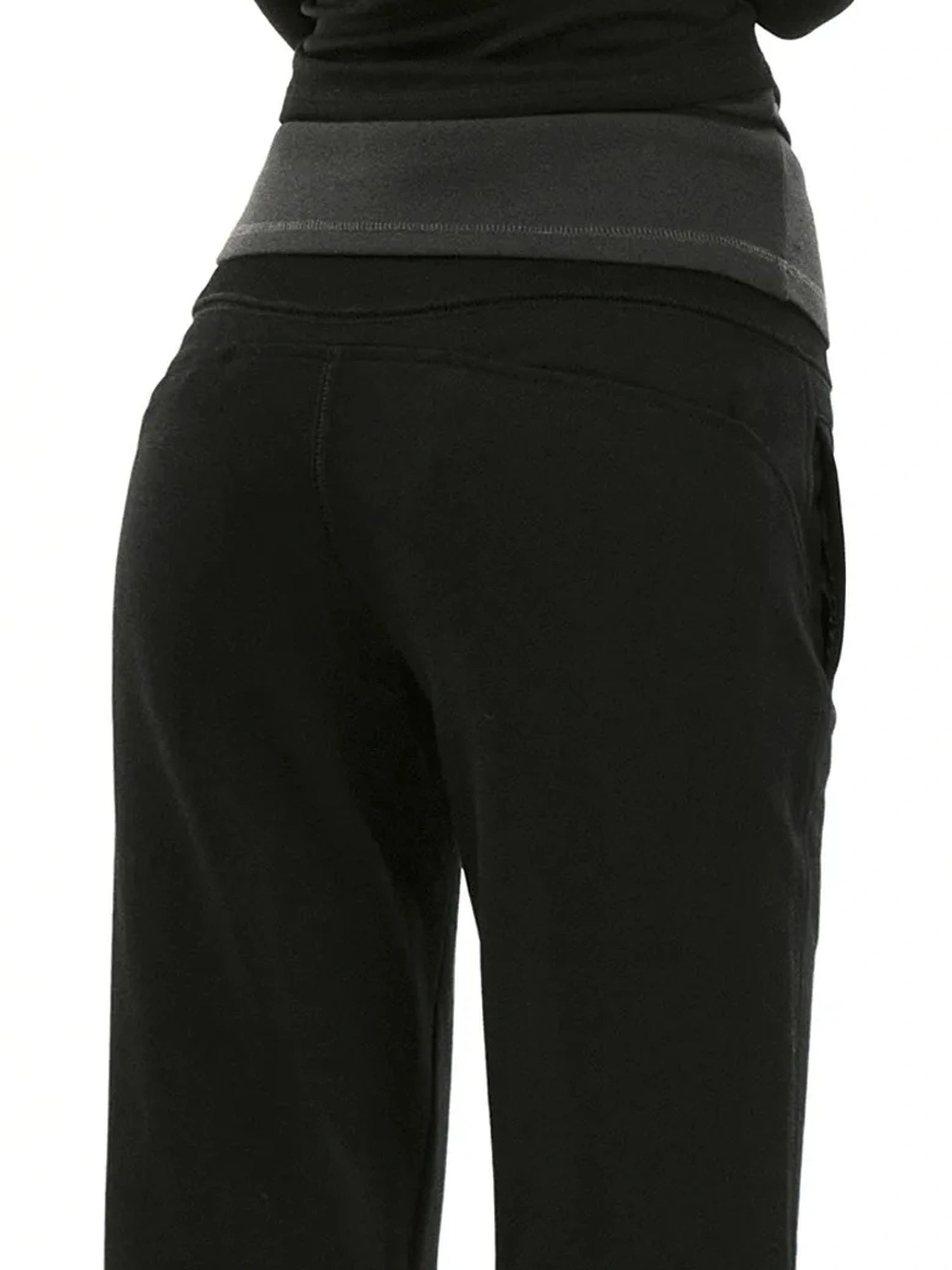 kvkv Elastic Waist Flared Sweatpants