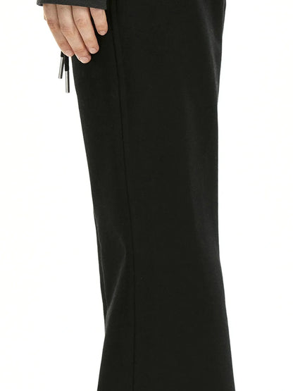 kvkv Elastic Waist Flared Sweatpants
