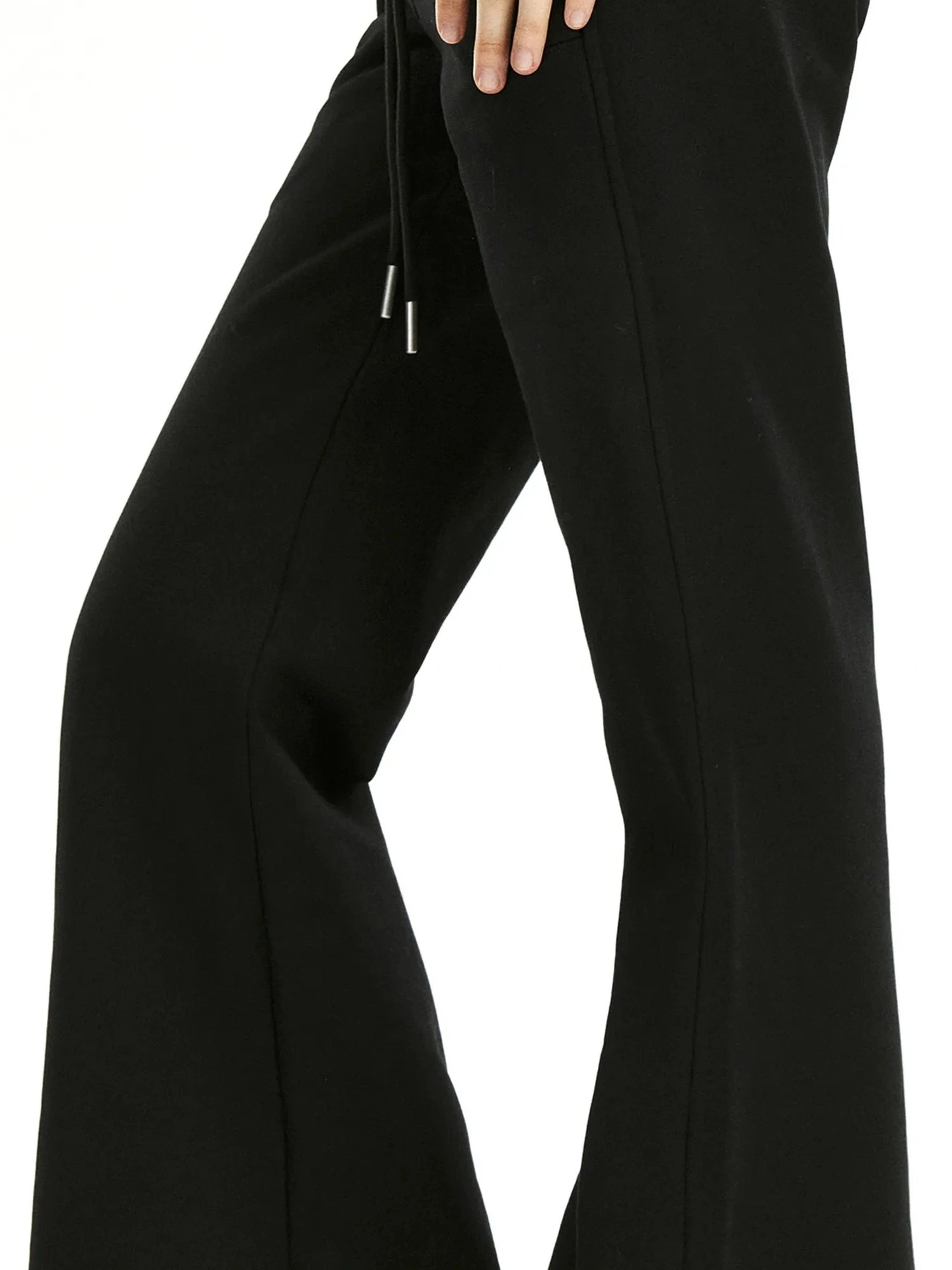 kvkv Elastic Waist Flared Sweatpants