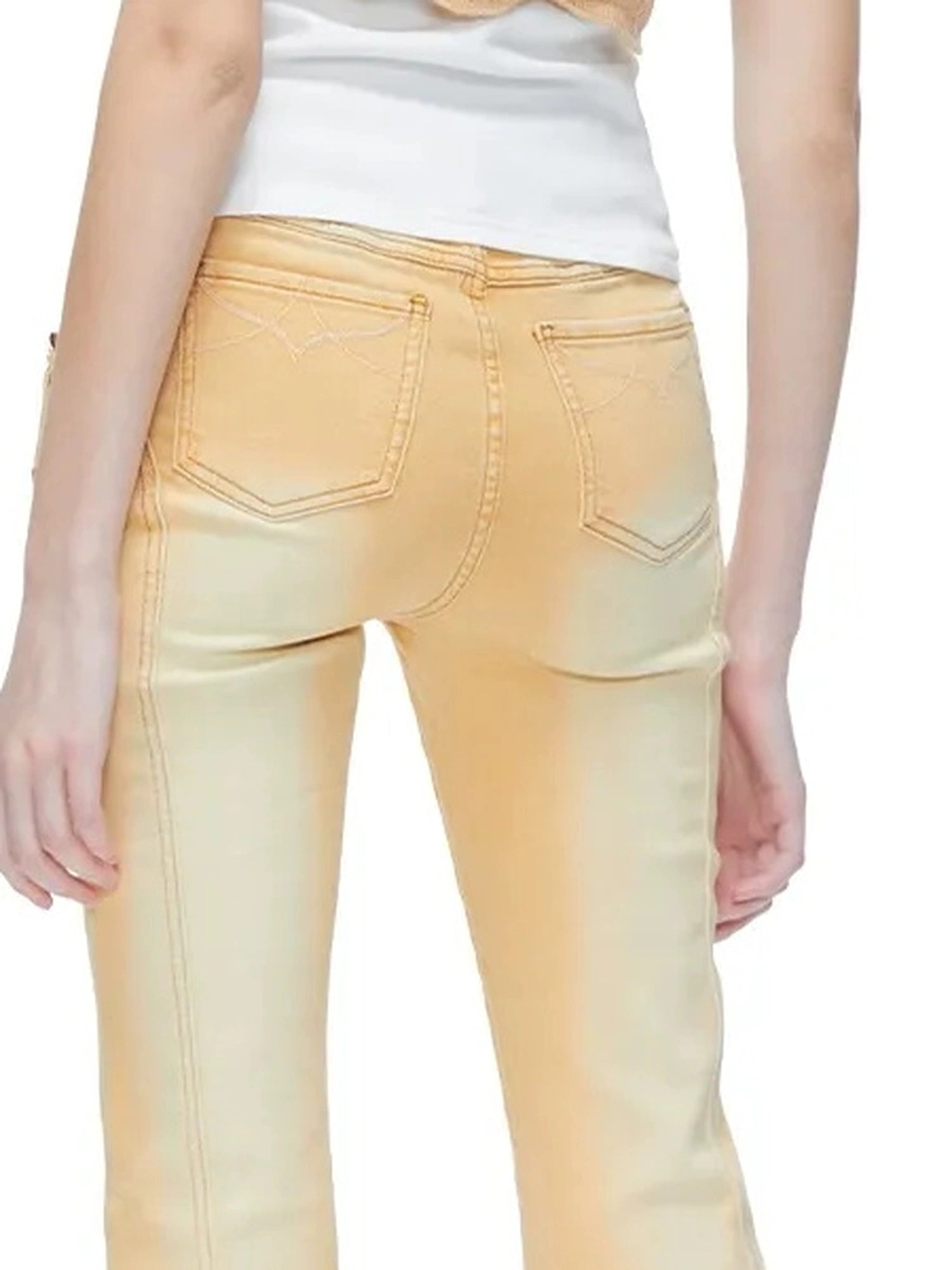 kvkv Embroidered Floral Palazzo Jeans
