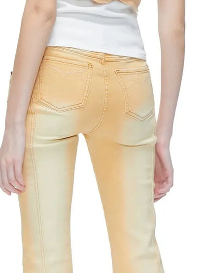 kvkv Embroidered Floral Palazzo Jeans