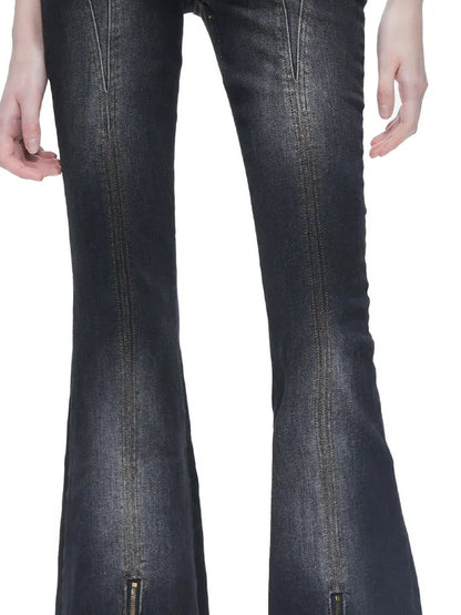 kvkv Embroidered Floral Palazzo Jeans