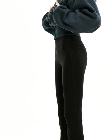 kvkv Faux Fur Hooded Zip Up Cropped Sweatshirt