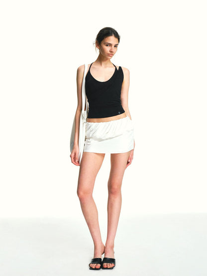 kvkv Faux Layered Asymmetrical Racerback Slim Women&