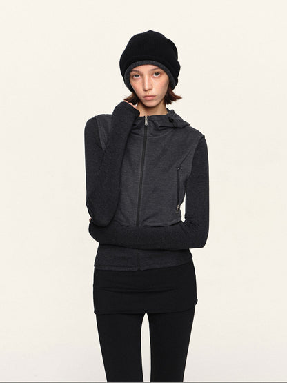kvkv Faux Two Piece Paneled Slim Fit Women&