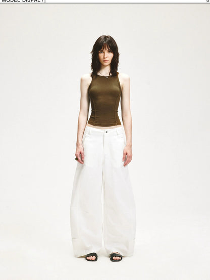 KVKV Yoga Clothing Brand - Fitted Ribbed Yoga Tank Top