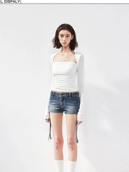 kvkv Fitted Square Neck Yoga Tee