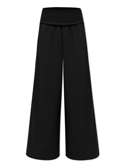kvkv_Fluid_Drape_Folded_Waist_Wide_Leg_Pants_MISSTT