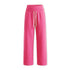 kvkv_Fuchsia_Double_Waist_Drawstring_Wide_Leg_Pockets_Drape_Women&