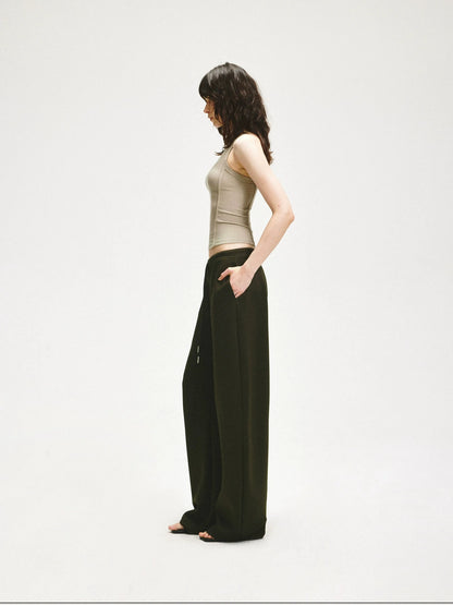 KVKV Yoga Clothing Brand - Gray Wheat Ribbed Yoga Tank Top