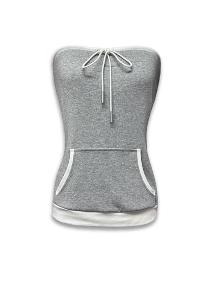 kvkv_Gray_White_Drawstring_Kangaroo_Pocket_Bustier_MISSTT