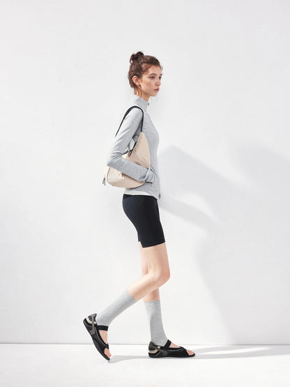 kvkv Gray Zip Fit Yoga Jacket