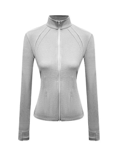 kvkv_Gray_Zip_Fit_Yoga_Jacket_MISSTT