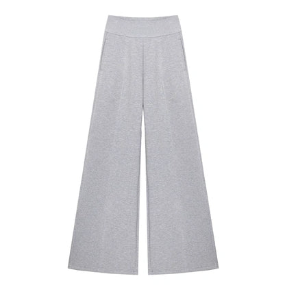 kvkv_Grey_Wide_Waistband_Flared_Sweatpants_MISSTT