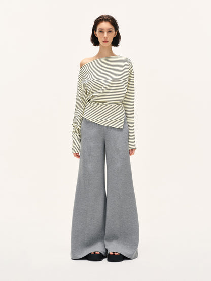 kvkv Heather Gray Wide Waistband Air Layer Women&