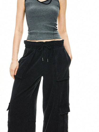 kvkv Heavy Water Wash Knit Pocket Sweatpants