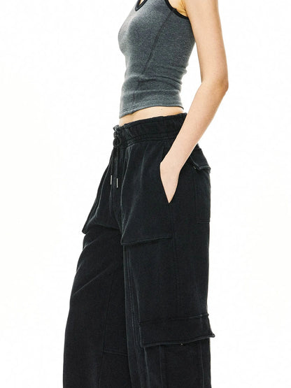 kvkv Heavy Water Wash Knit Pocket Sweatpants