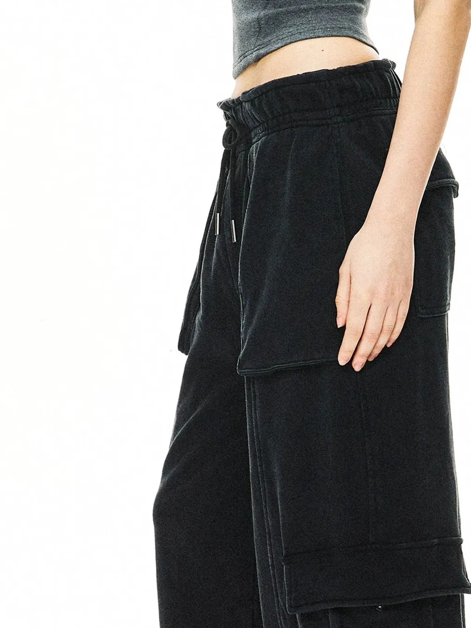 kvkv Heavy Water Wash Knit Pocket Sweatpants