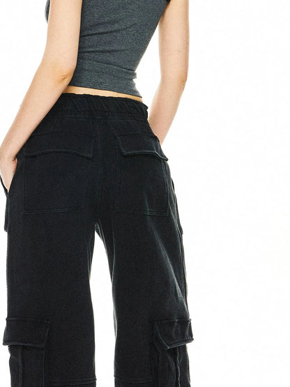kvkv Heavy Water Wash Knit Pocket Sweatpants