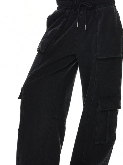 kvkv Heavy Water Wash Knit Pocket Sweatpants