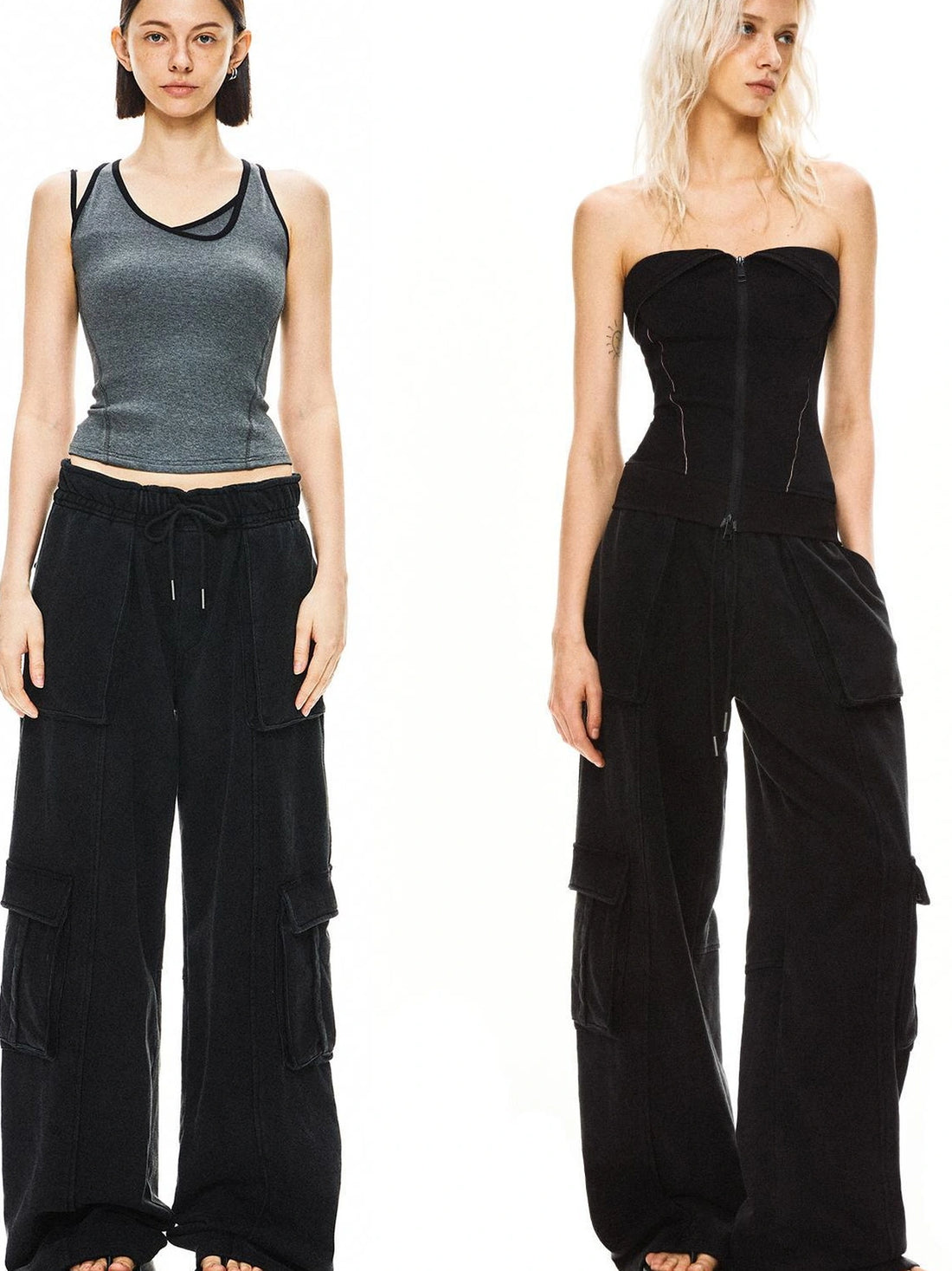 kvkv Heavy Water Wash Knit Pocket Sweatpants