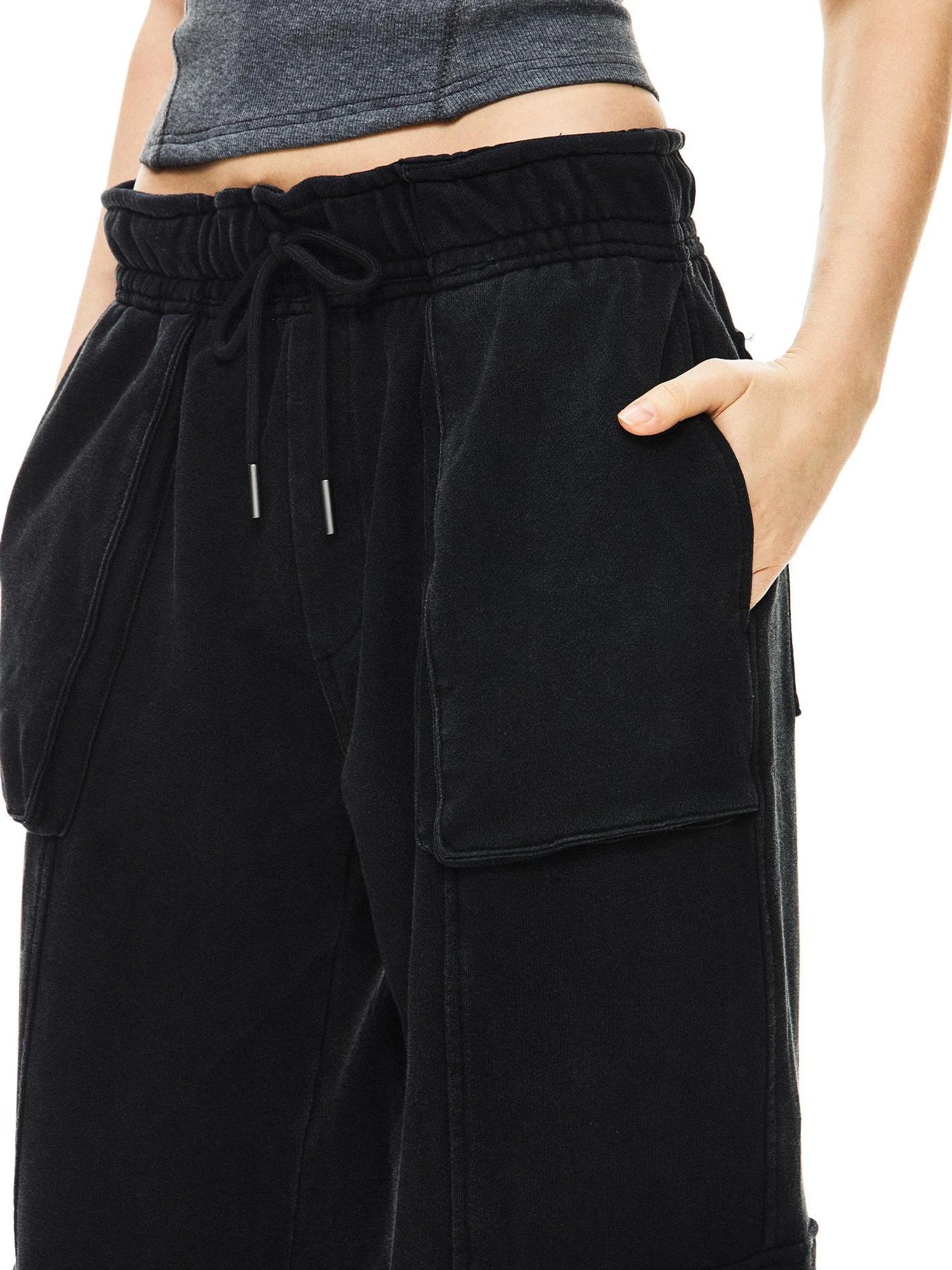 kvkv Heavy Water Wash Knit Pocket Sweatpants