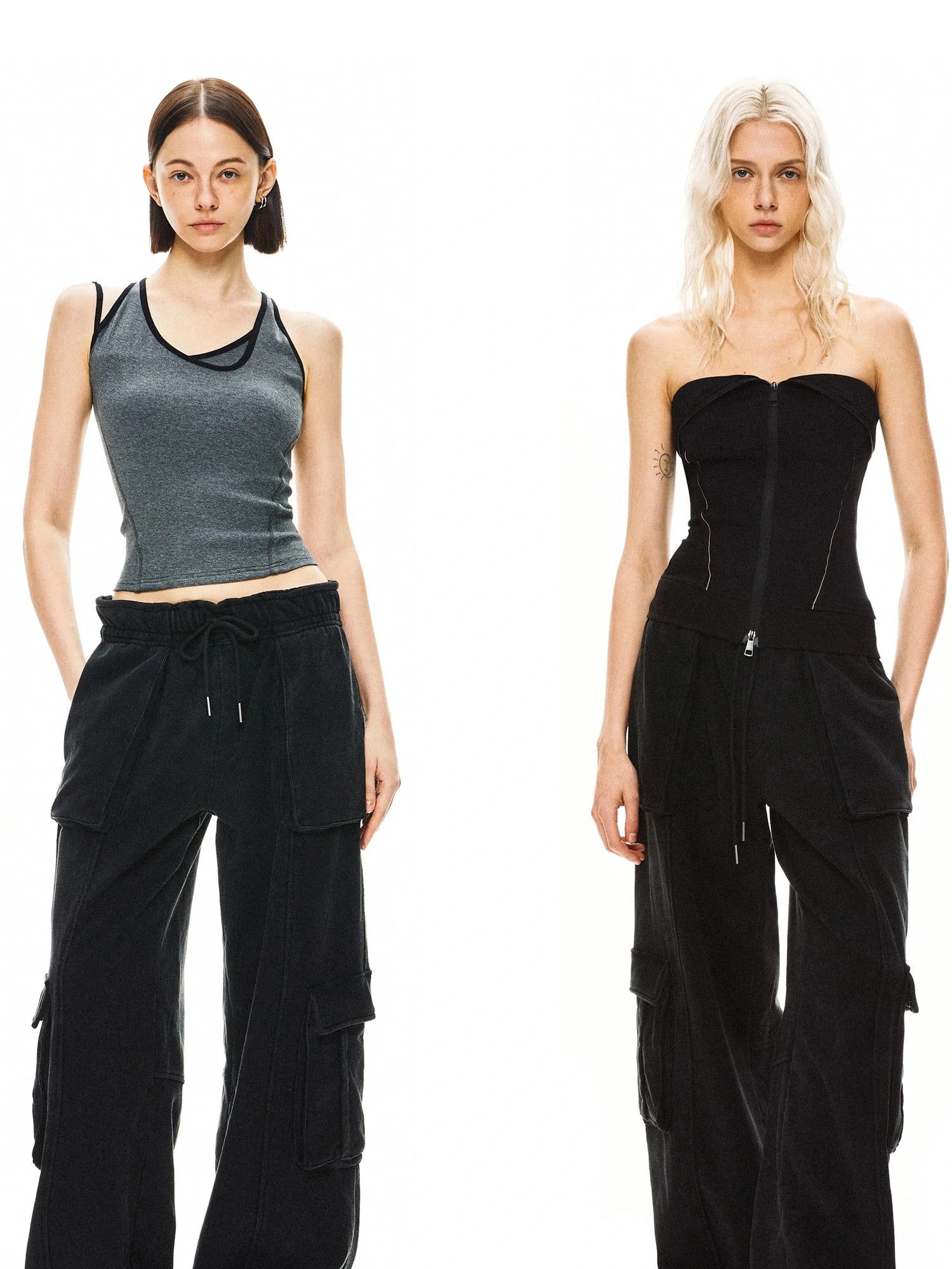 kvkv Heavy Water Wash Knit Pocket Sweatpants