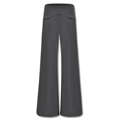 kvkv_High_Waist_Cotton_Blend_Sporty_Flare_With_Pockets_Women_Dark_Gray_Pants_MISSTT