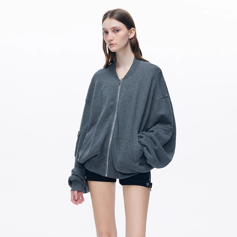 kvkv_Knitted_Batwing_Stacked_Sleeve_Flight_Jacket_MISSTT