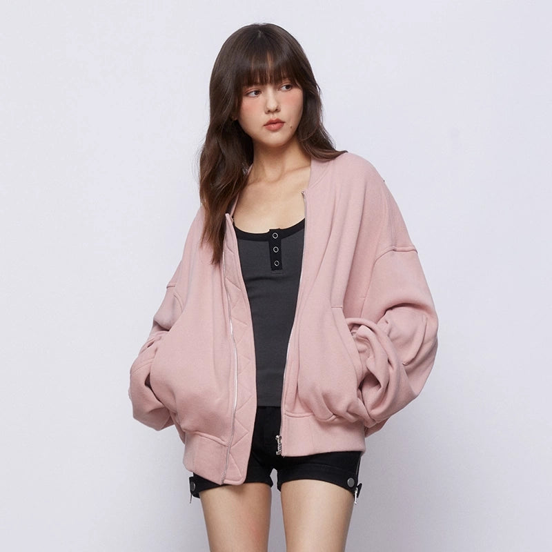 kvkv_Knitted_Batwing_Stacked_Sleeve_Flight_Jacket_MISSTT