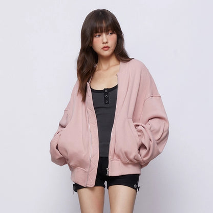 kvkv_Knitted_Batwing_Stacked_Sleeve_Flight_Jacket_MISSTT