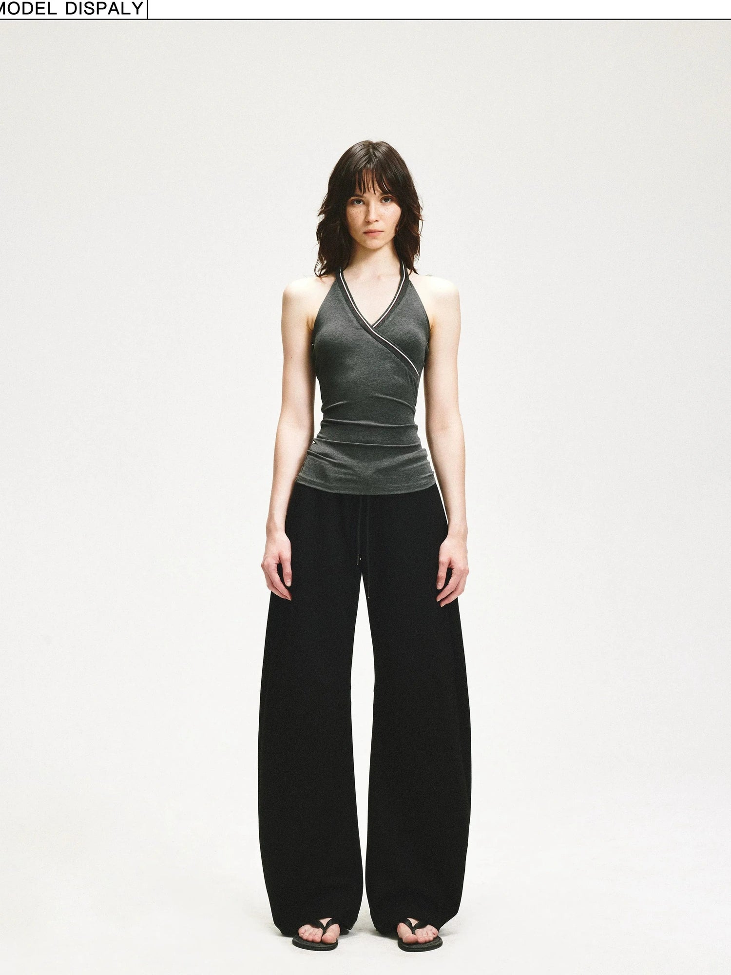 KVKV Yoga Clothing Brand - Knitted Halter Neck Cami Top