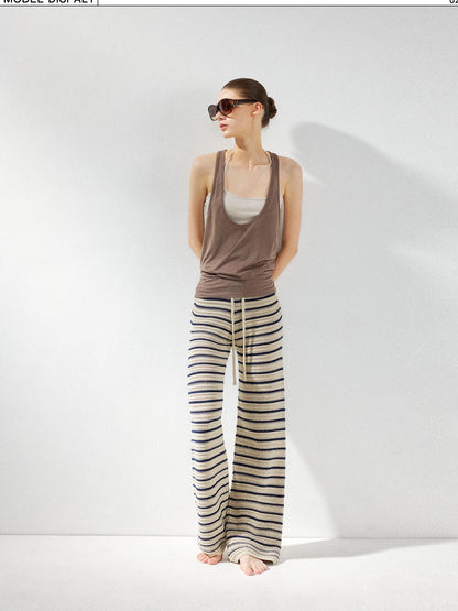kvkv Layered Beige Sleeveless Tank Top
