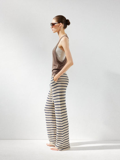 kvkv Layered Beige Sleeveless Tank Top