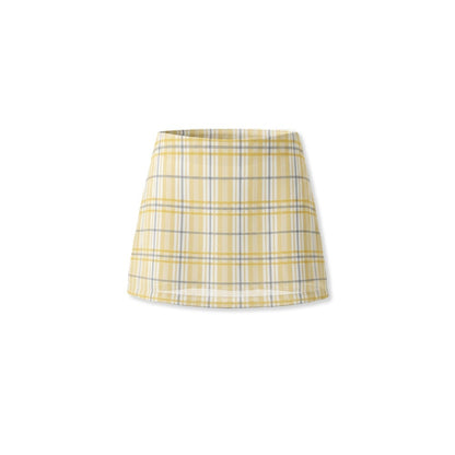 kvkv_Light_Yellow_Vintage_Plaid_Semi_Sheer_A_Line_Women&