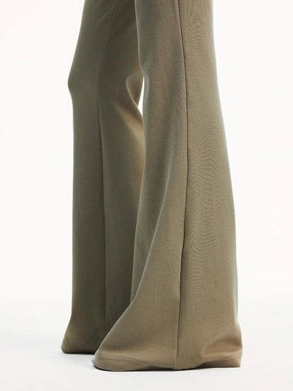 kvkv Low Rise Belted Gather Flare Pants