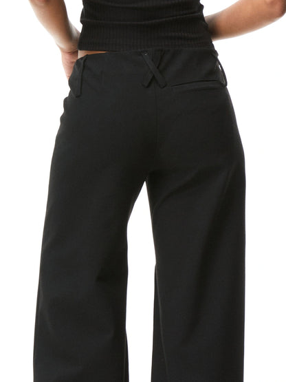 kvkv Low Rise Slim Flare Dress Pants