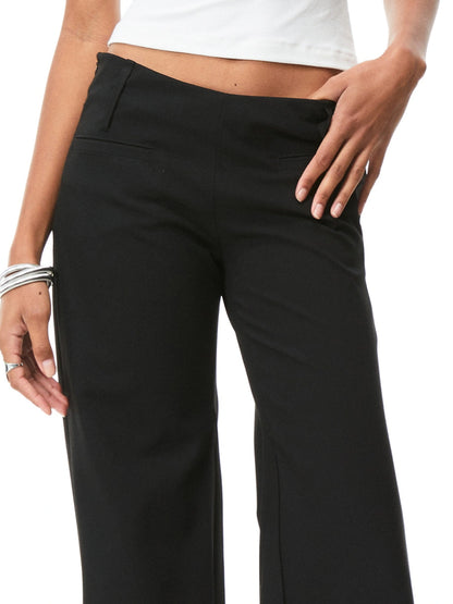 kvkv Low Rise Slim Flare Dress Pants