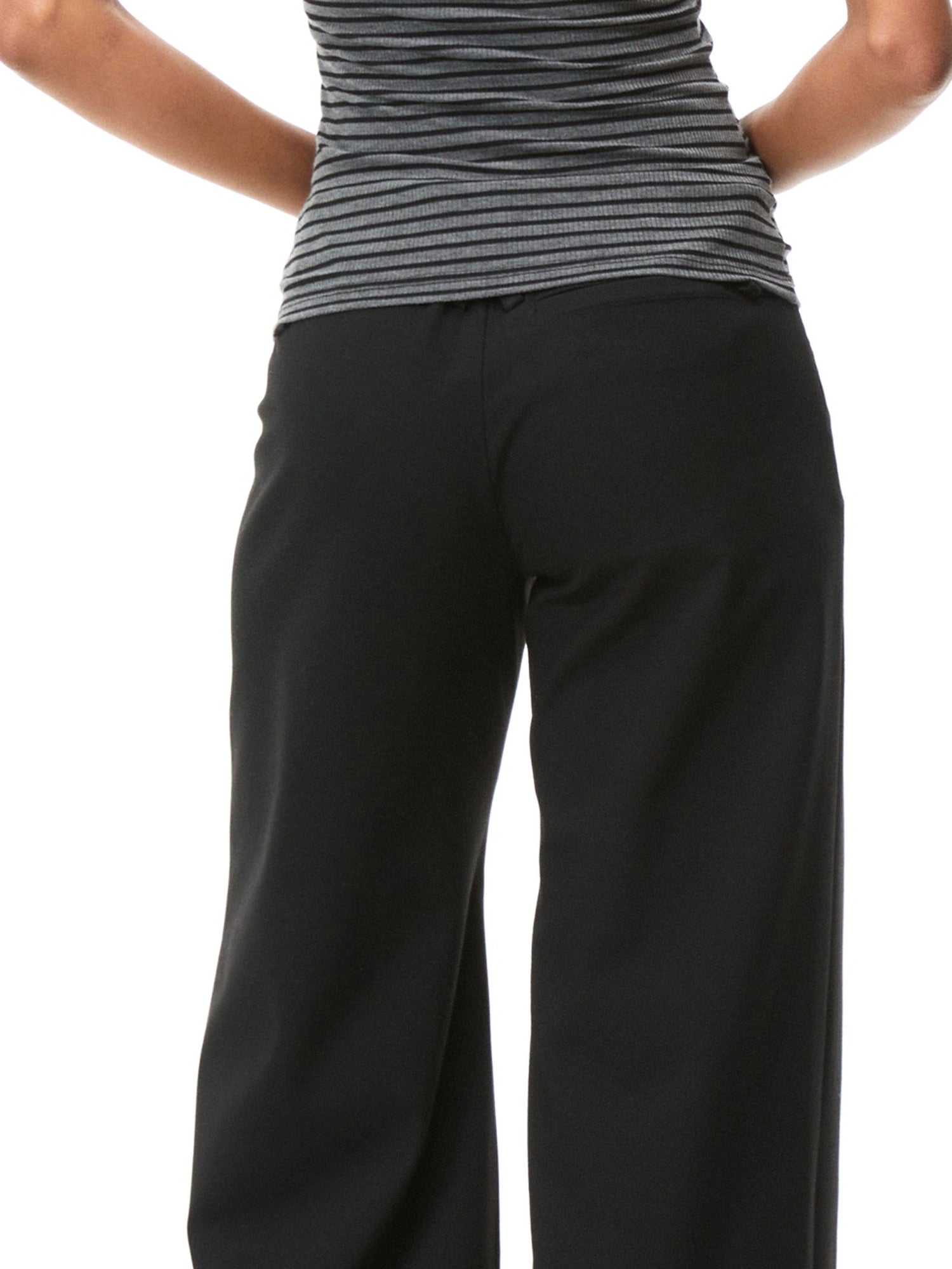 kvkv Low Rise Slim Flare Dress Pants