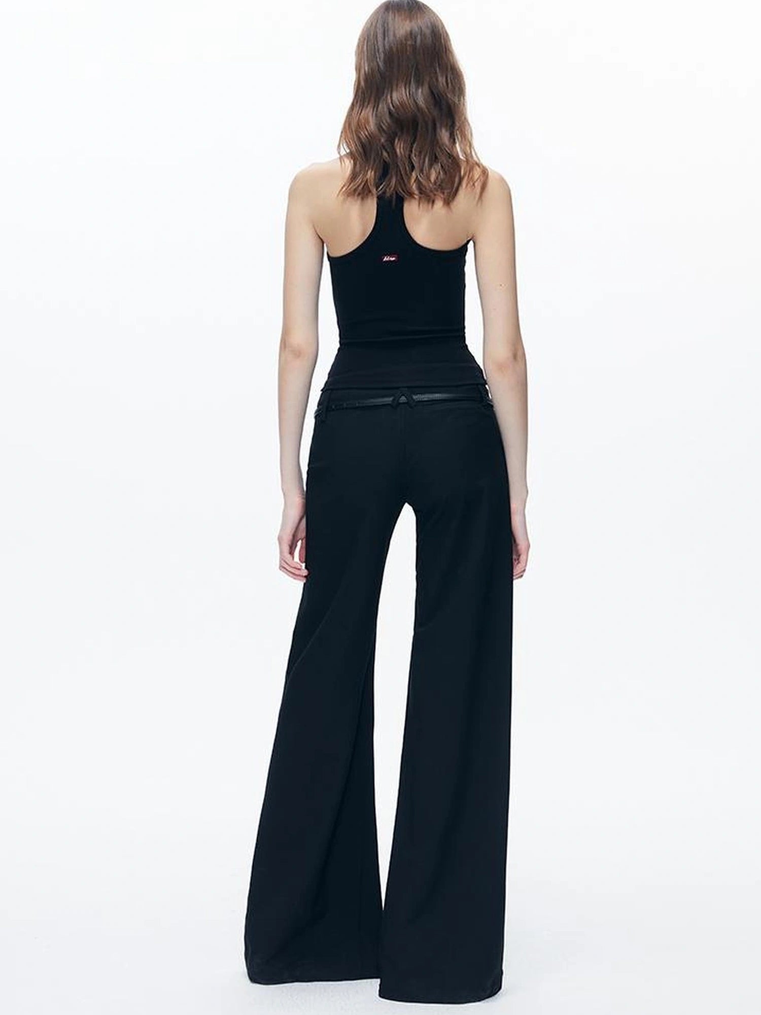 kvkv Low Rise Slim Flare Dress Pants