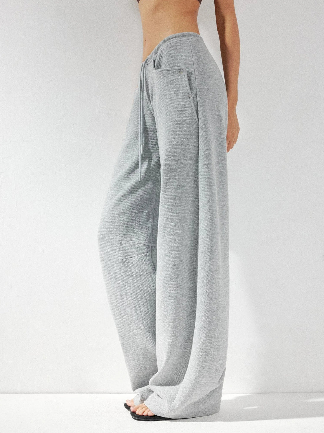 kvkv Low Waist Banana Pants With Drawstring