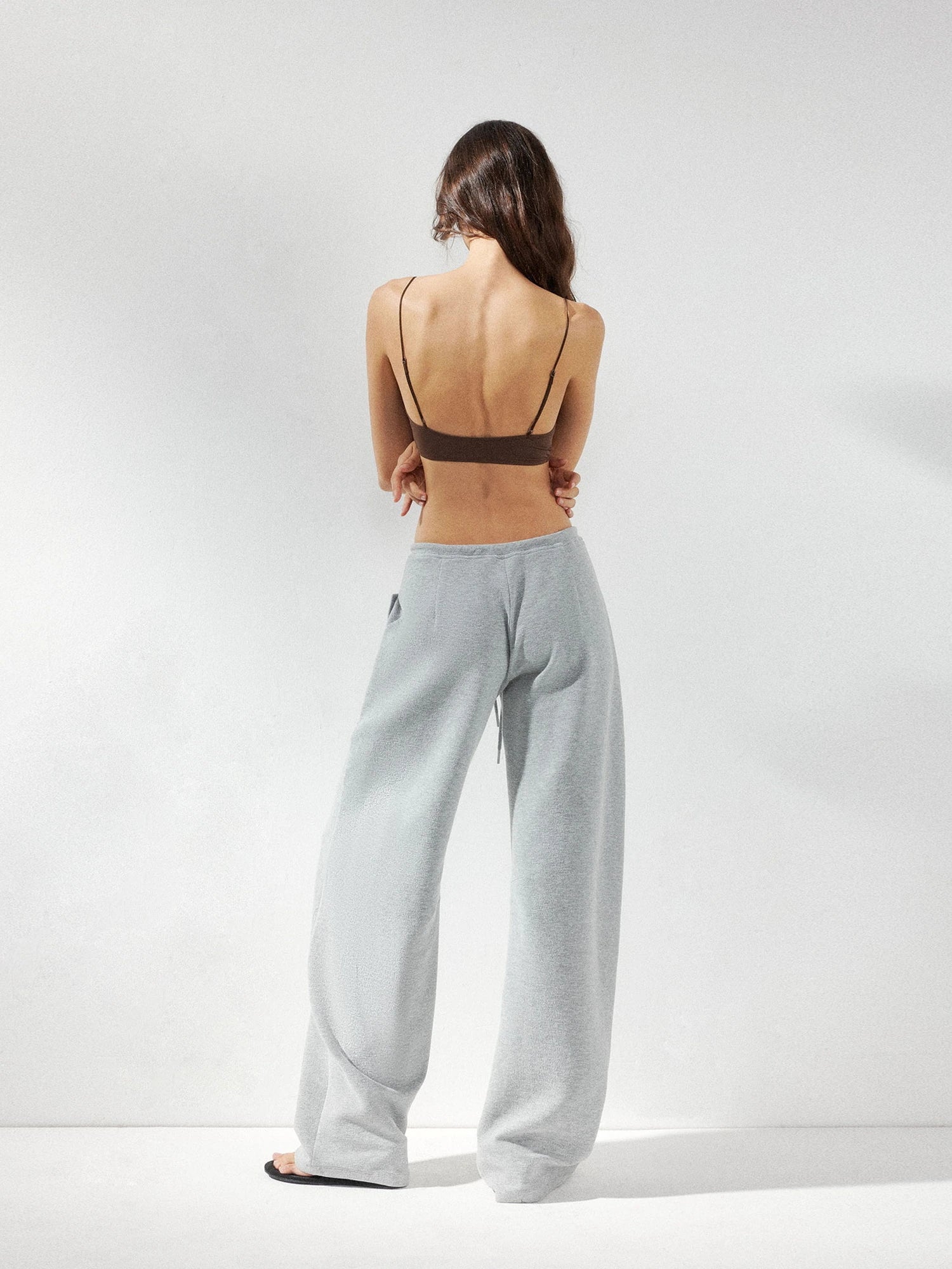 kvkv Low Waist Banana Pants With Drawstring