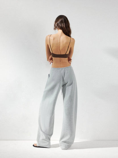 kvkv Low Waist Banana Pants With Drawstring