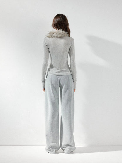 kvkv Low Waist Banana Pants With Drawstring