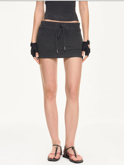 KVKV Yoga Clothing Brand - Low Waist Drawstring Yoga Skort
