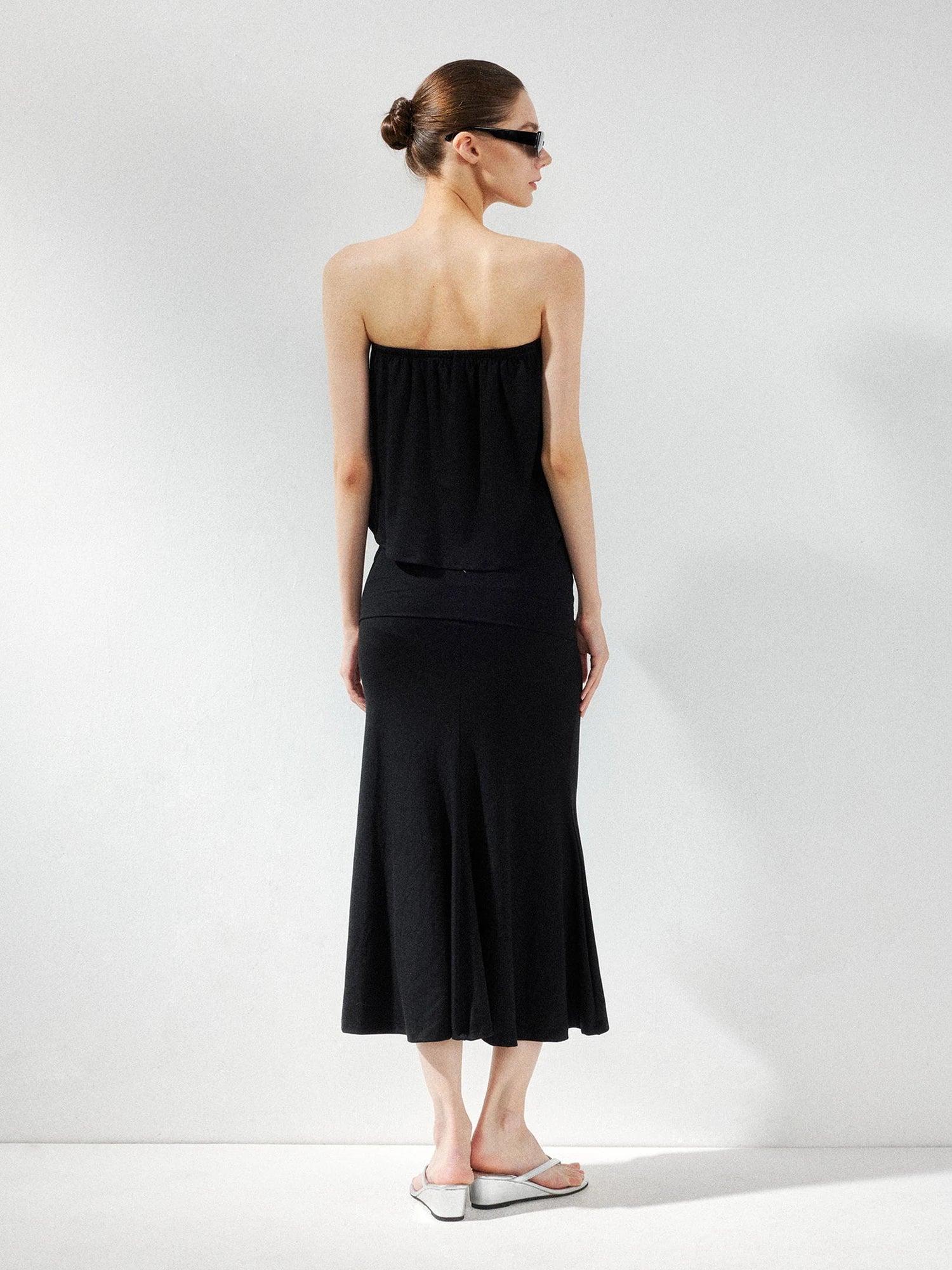 kvkv Low Waist Fishtail Skirt With Adjustable Waist