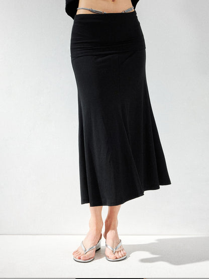 kvkv Low Waist Fishtail Skirt With Adjustable Waist