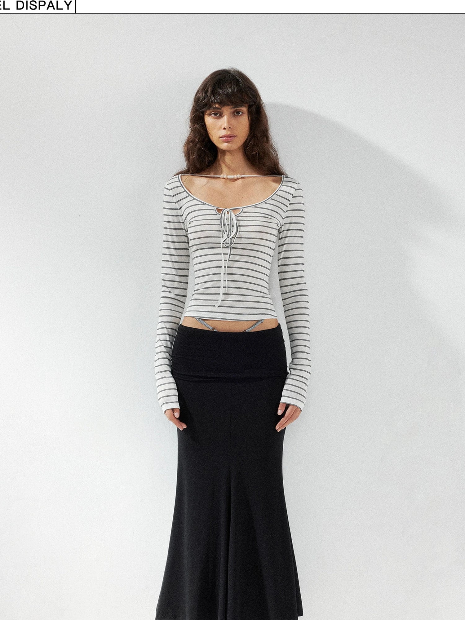 kvkv Low Waist Fishtail Skirt With Adjustable Waist